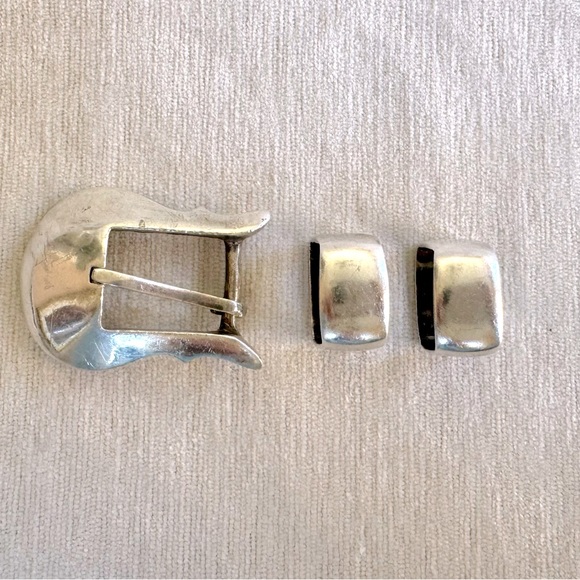 james reid Other - Vintage James Reid Chacon NM Sterling silver belt, buckle and two keepers.